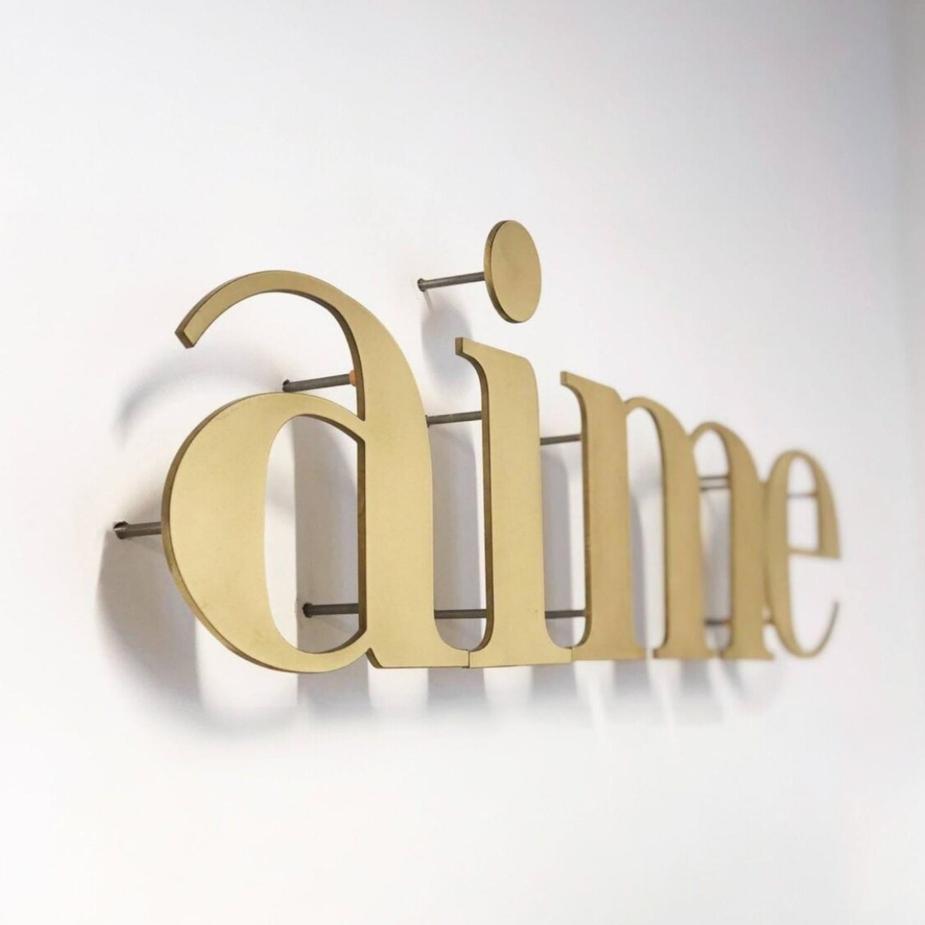 2D Metal Letters