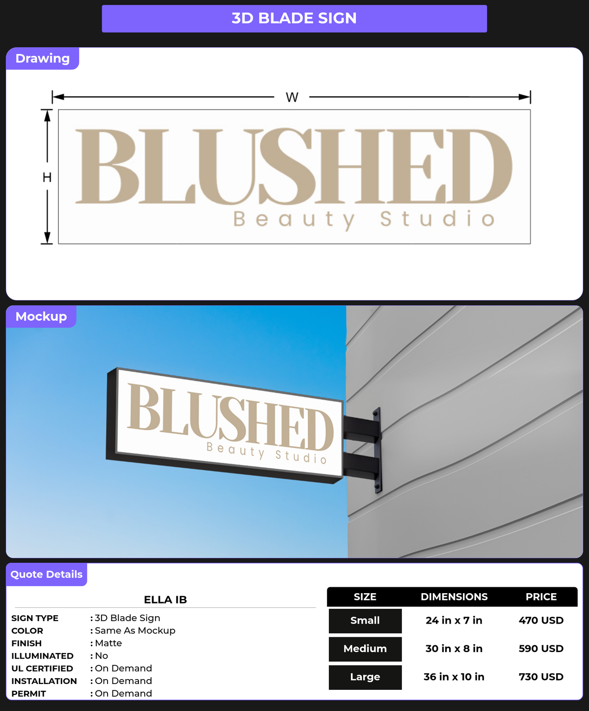 CUSTOM MOCKUP SIGN FOR Ella Ib