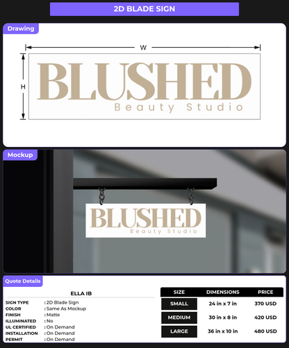 CUSTOM MOCKUP SIGN FOR Ella Ib