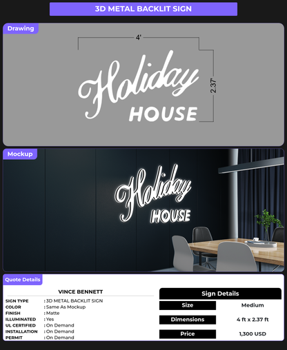 CUSTOM MOCKUP SIGN FOR Vince Bennett