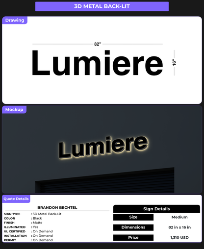 CUSTOM MOCKUP SIGN FOR Brandon Bechtel
