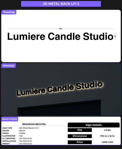 CUSTOM MOCKUP SIGN FOR Brandon Bechtel