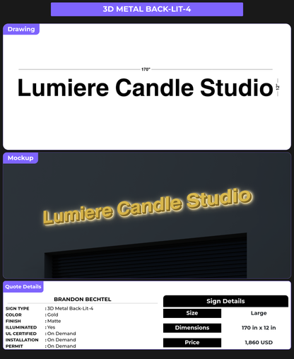CUSTOM MOCKUP SIGN FOR Brandon Bechtel