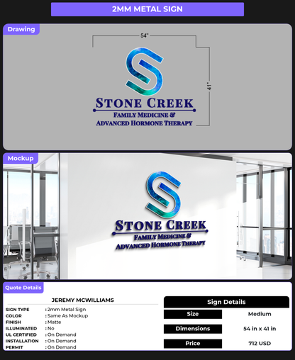 CUSTOM MOCKUP SIGN FOR Jeremy McWilliams