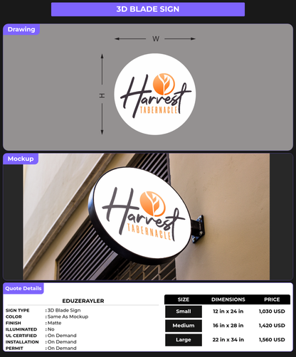 CUSTOM MOCKUP SIGN FOR eduzerayler