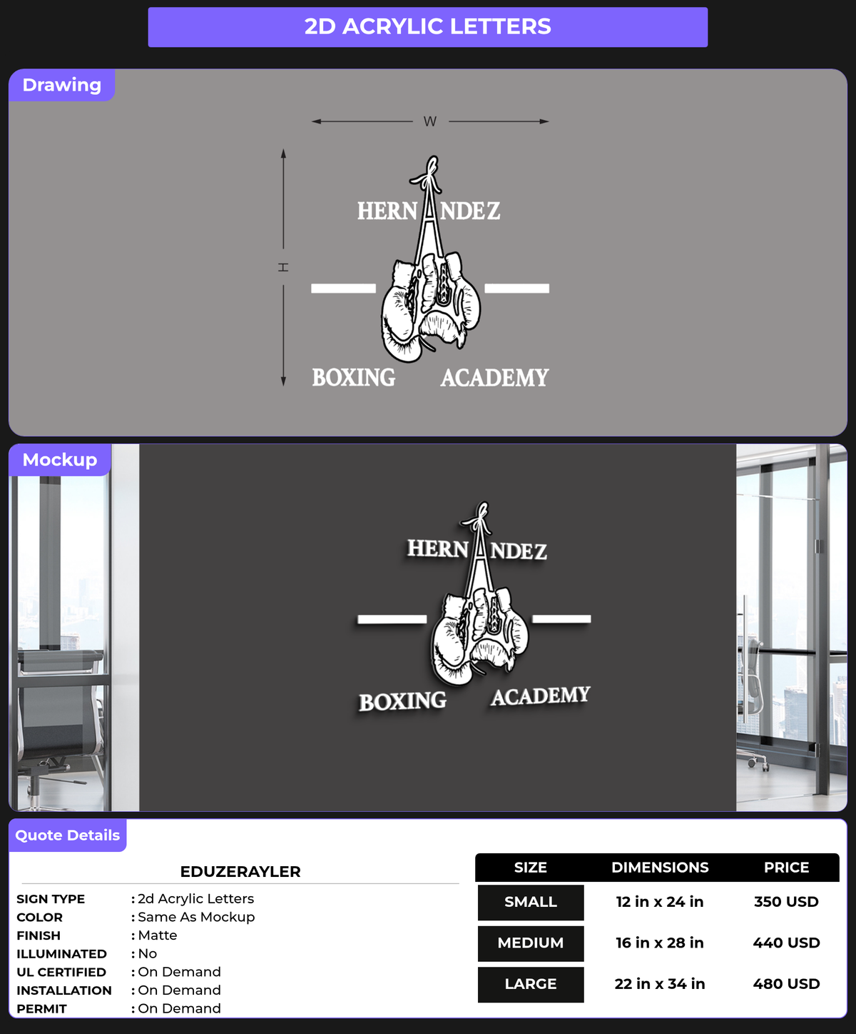 CUSTOM MOCKUP SIGN FOR eduzerayler