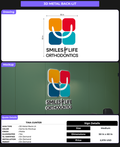 CUSTOM MOCKUP SIGN FOR Tina Gunter