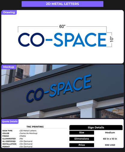 CUSTOM MOCKUP SIGN FOR TNC Printing