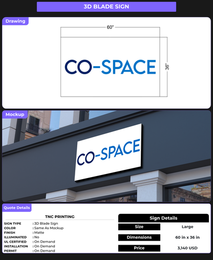 CUSTOM MOCKUP SIGN FOR TNC Printing