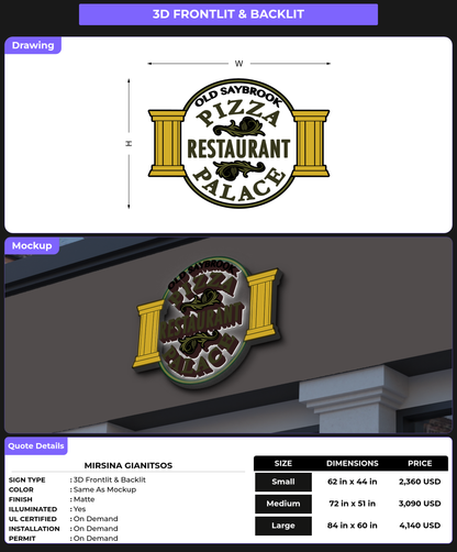 CUSTOM MOCKUP SIGN FOR Mirsina Gianitsos