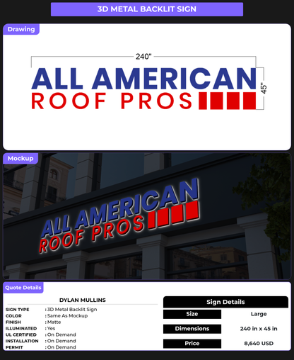 CUSTOM MOCKUP SIGN FOR Dylan Mullins