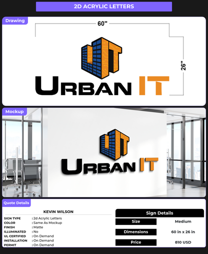 CUSTOM MOCKUP SIGN FOR Kevin Wilson