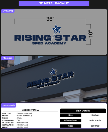 CUSTOM MOCKUP SIGN FOR Yogesh Verma