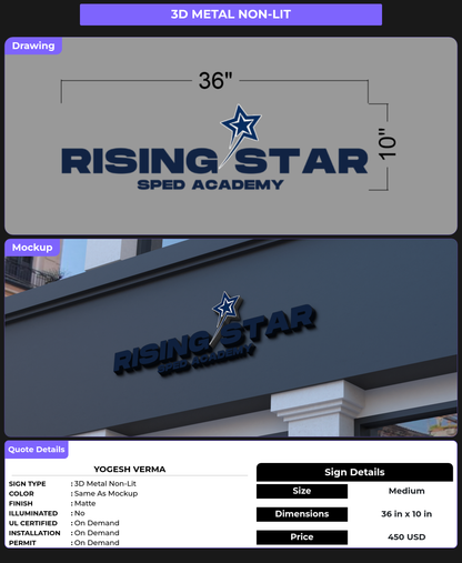 CUSTOM MOCKUP SIGN FOR Yogesh Verma