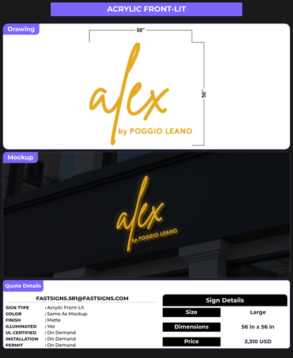 CUSTOM MOCKUP SIGN FOR fastsigns.581@fastsigns.com