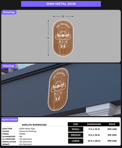 CUSTOM MOCKUP SIGN FOR Adelita Rodriguez