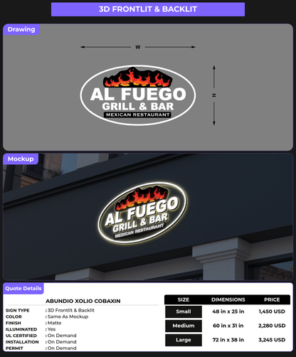 CUSTOM MOCKUP SIGN FOR Abundio Xolio Cobaxin