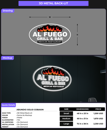 CUSTOM MOCKUP SIGN FOR Abundio Xolio Cobaxin