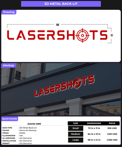 CUSTOM MOCKUP SIGN FOR David Orr