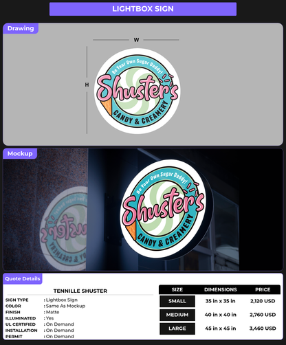 CUSTOM MOCKUP SIGN FOR Tennille Shuster