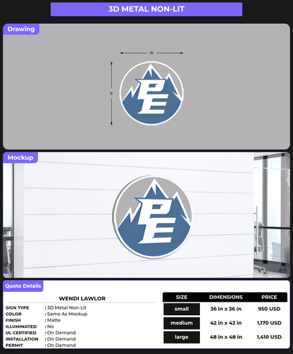 CUSTOM MOCKUP SIGN FOR Wendi Lawlor