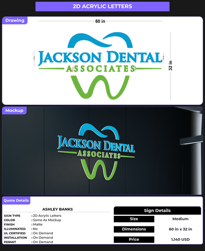 CUSTOM MOCKUP SIGN FOR Ashley Banks