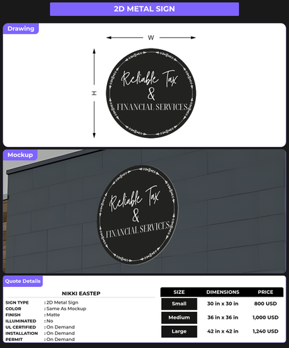 CUSTOM MOCKUP SIGN FOR Nikki Eastep