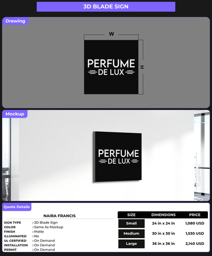 CUSTOM MOCKUP SIGN FOR Naira Francis