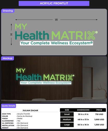CUSTOM MOCKUP SIGN FOR Juliah Zagar
