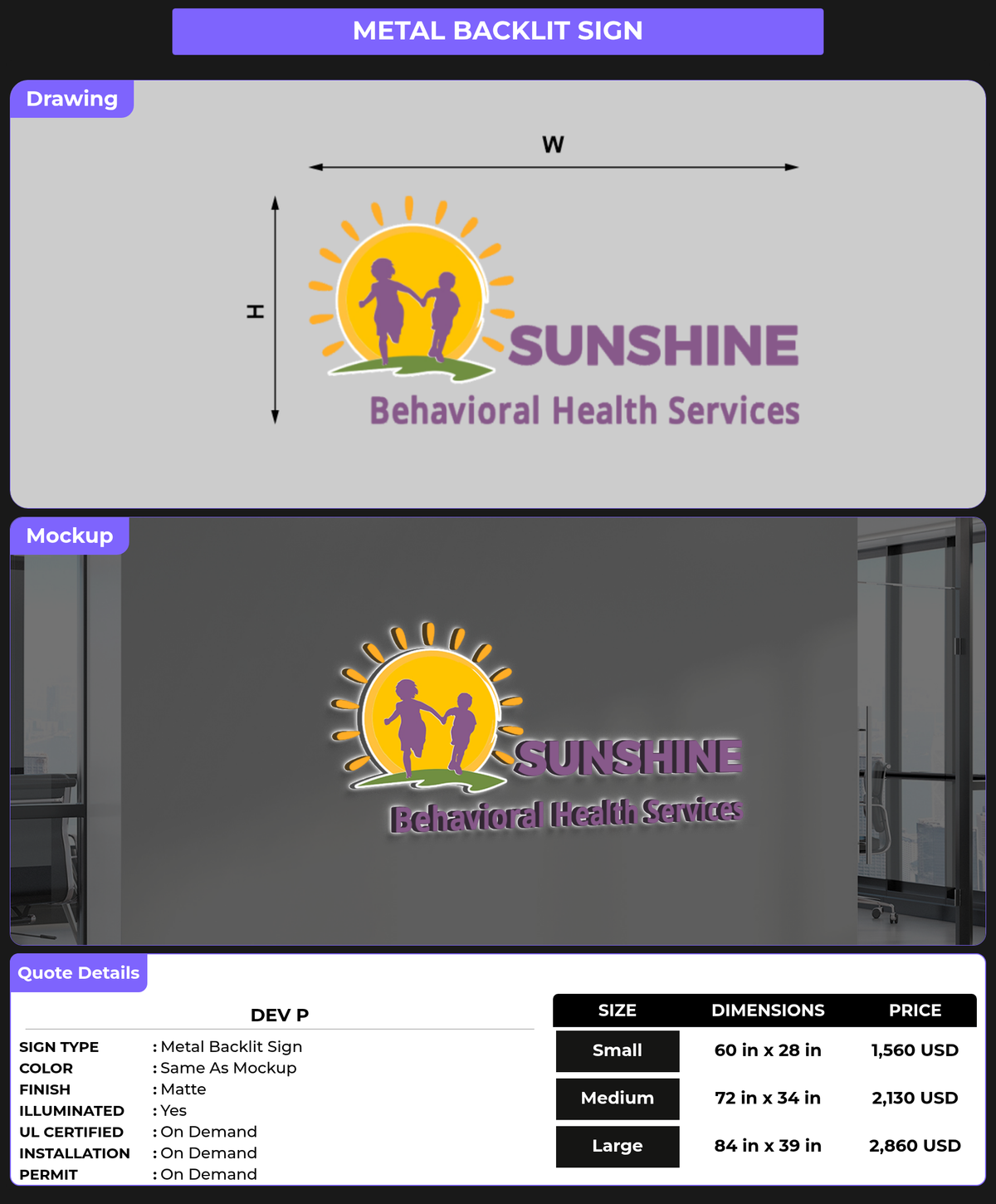 CUSTOM MOCKUP SIGN FOR Dev P