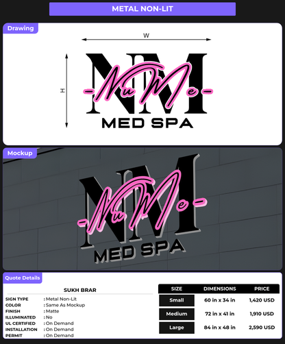 CUSTOM MOCKUP SIGN FOR Sukh Brar