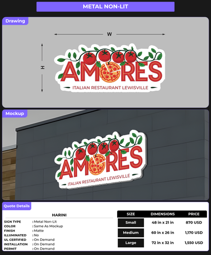 CUSTOM MOCKUP SIGN FOR Harini