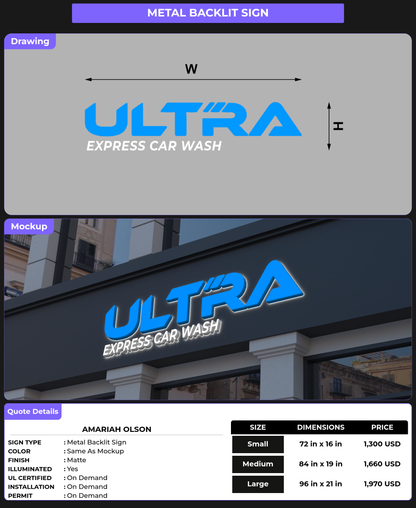 CUSTOM MOCKUP SIGN FOR Amariah Olson