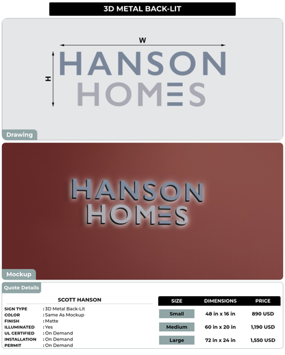 CUSTOM MOCKUP SIGN FOR Scott hanson