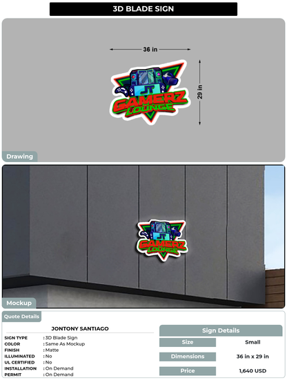 CUSTOM MOCKUP SIGN FOR Jontony santiago