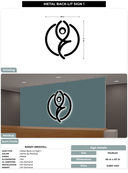 CUSTOM MOCKUP SIGN FOR Randy Driscoll