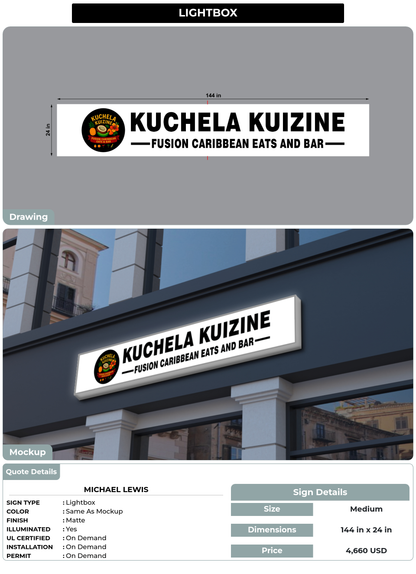 CUSTOM MOCKUP SIGN FOR Michael Lewis