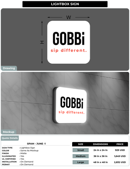 CUSTOM MOCKUP SIGN FOR Spam - June -1