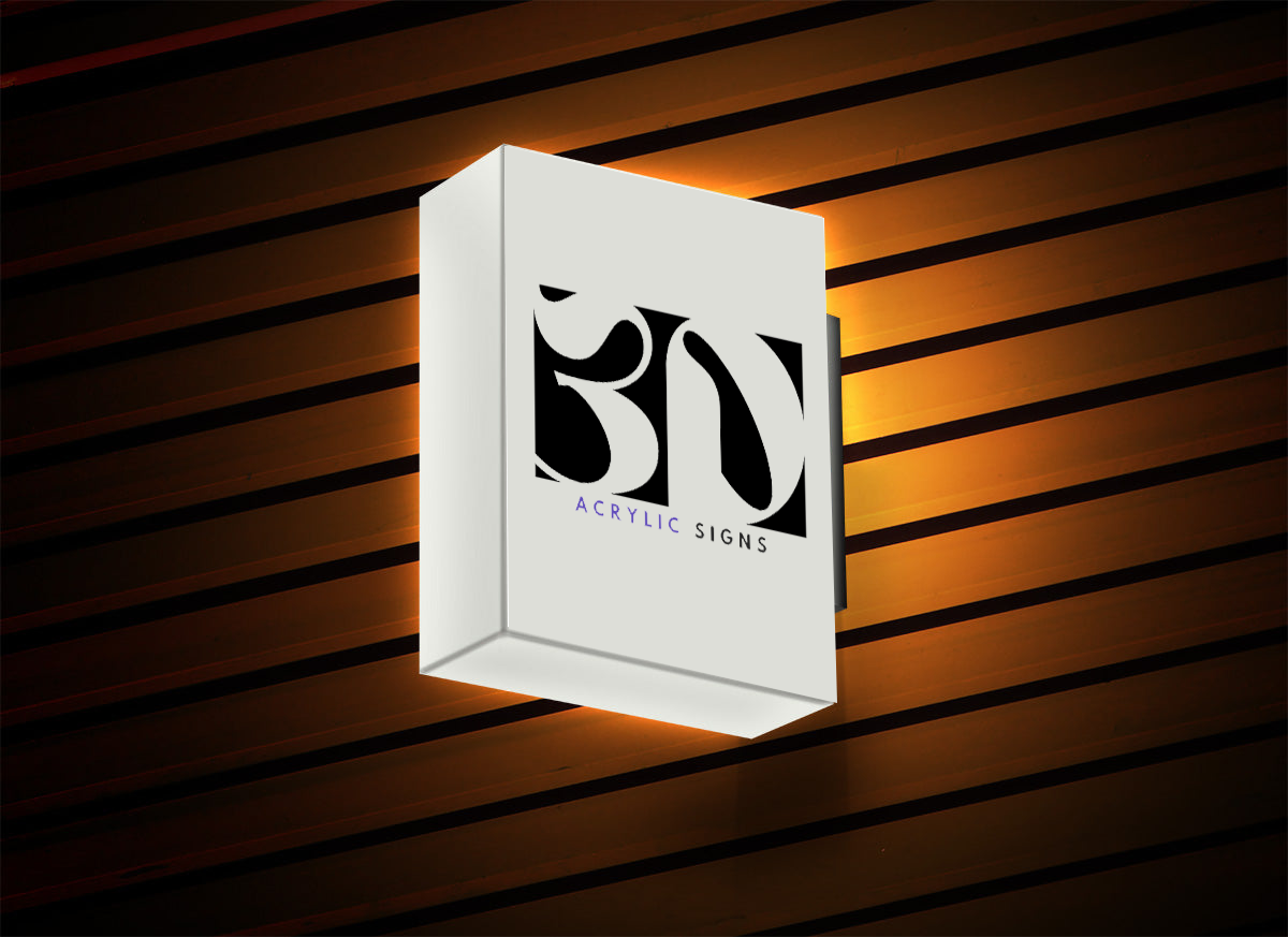Rectangular LightBox Sign