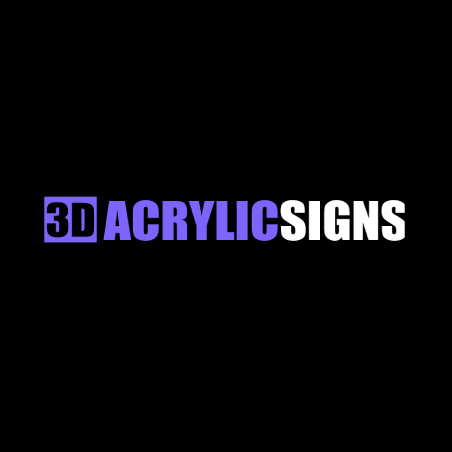 3D Acrylic Double-lit Sign for Justin Rogers