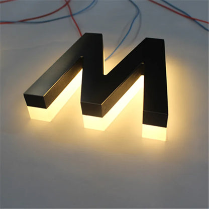 3D LED Backlit Custom Illuminated Letters