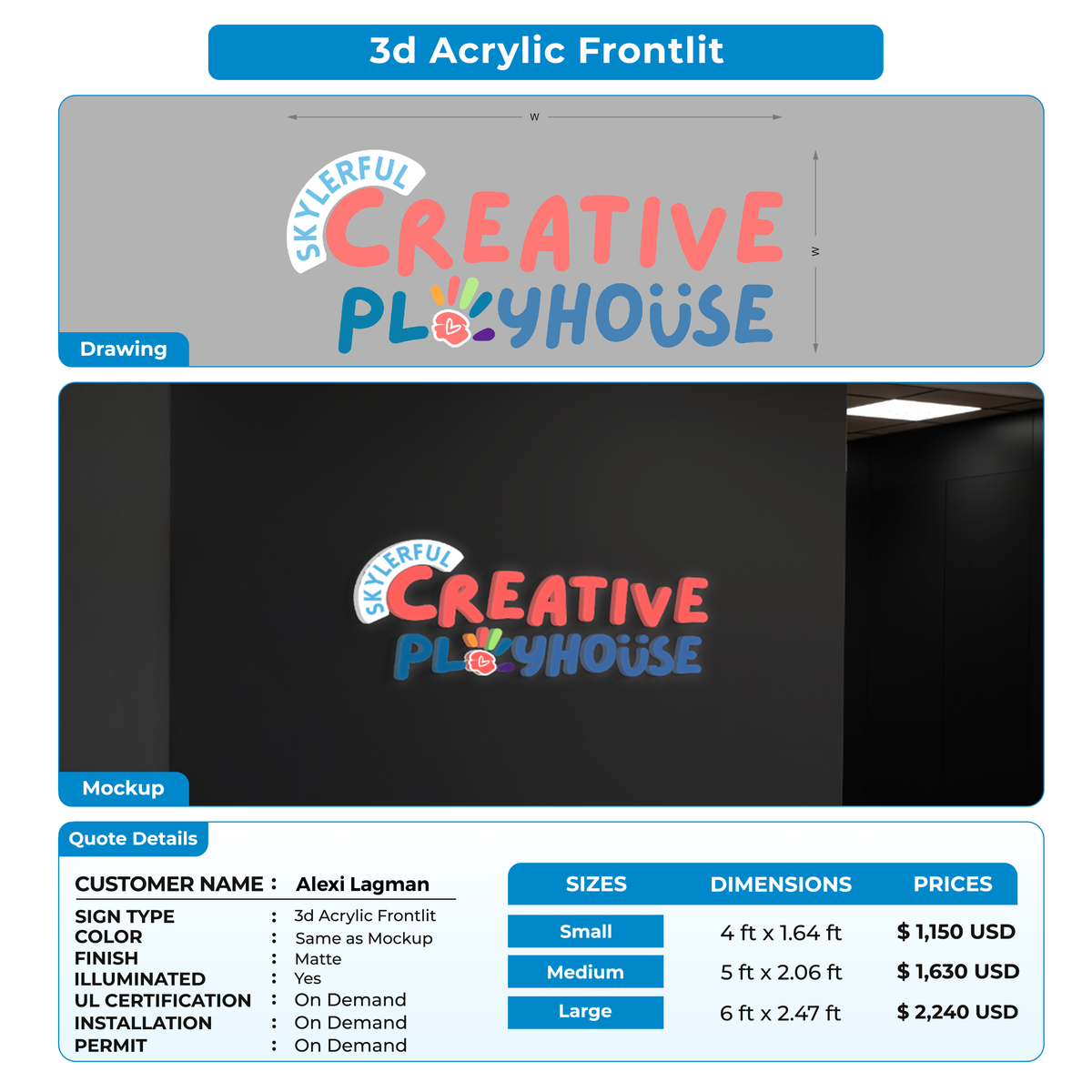 Business Signage Codeblue
