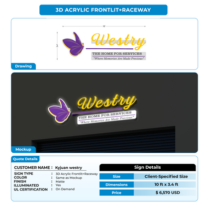 Custom Signs For Kyjuan westry