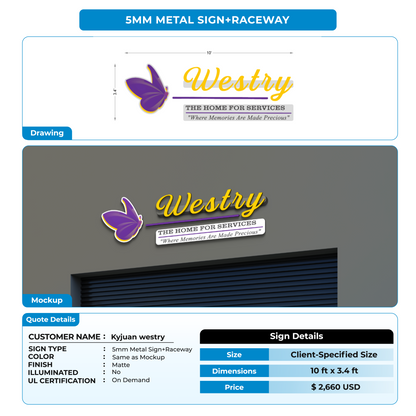 Custom Signs For Kyjuan westry