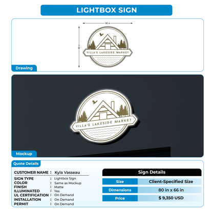 Business Signage for Kyla Vasseau