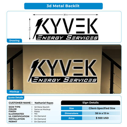 3d signs for Nathaniel Rayos