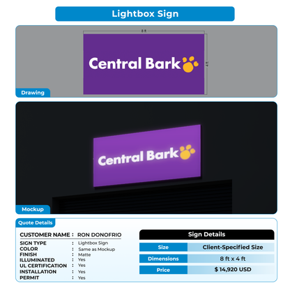 Business Signage for RON DONOFRIO