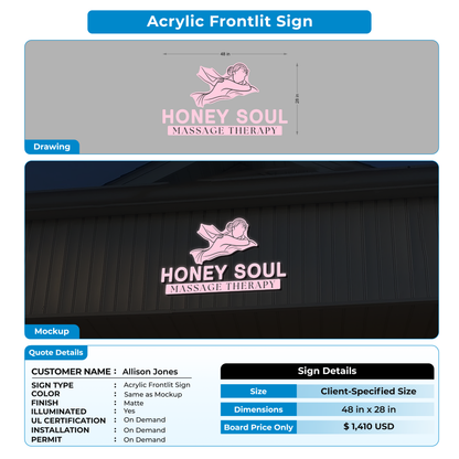 Custom Signs For Allison Jones