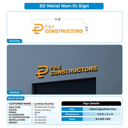 Custom Signs for Lyndsey Buckley
