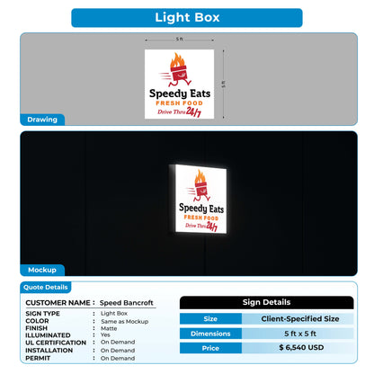 Lightbox for Speed Bancroft